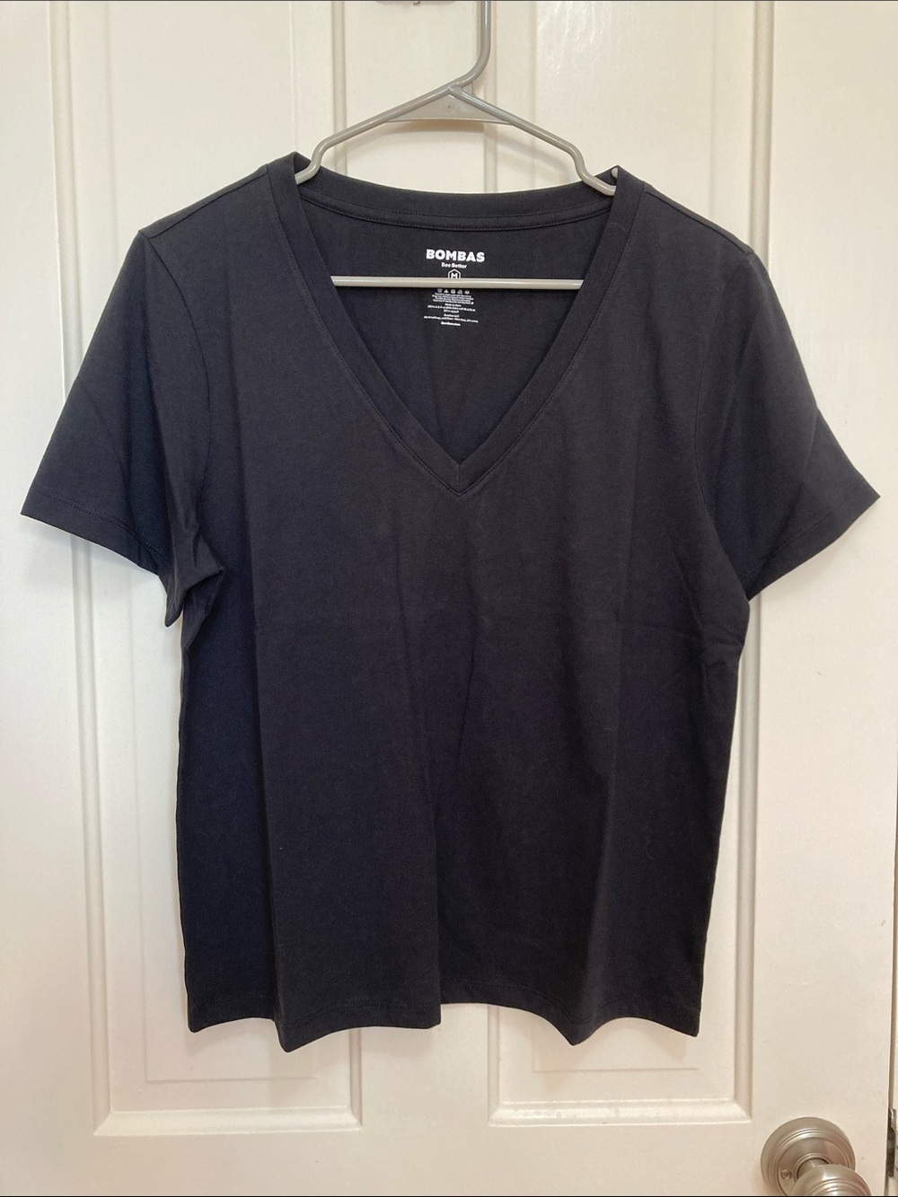 Bombas black v-neck t-shirt